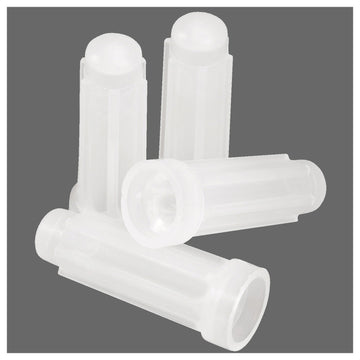CASTER SOCKET 5/8 WH PLST4C
