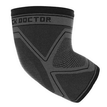 Shock Doctor 2026 Comp Knit Elbw slv Gry/blk A/XL, Black/Grey, X-Large