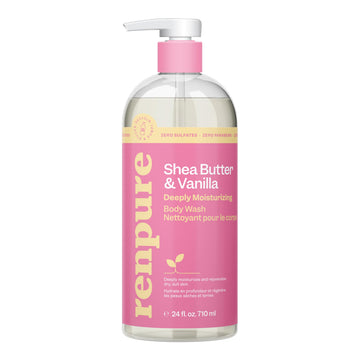 Renpure Body Wash Shea Butter & Vanilla Body Wash, 24 Ounces
