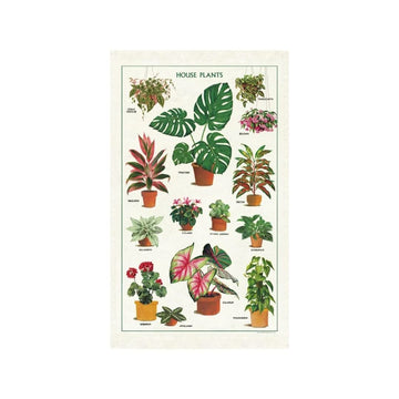 CAVANILLI & CO. Cavallini House Plants Tea Towel