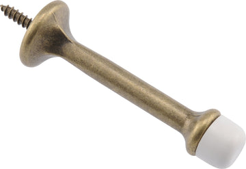 Hardware Essentials by Hillman 853432 Rigid Door Stop antique Brass
