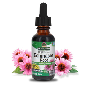 Nature's Answer Echinacea | Supports a Healthy Immune System | Non-GMO | Alcohol-Free, Gluten-Free, Vegan, Kosher Certified & No Preservatives 1oz