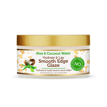 African Pride Moisture Miracle Smooth Edge Glaze – Maximum Edge Control & Hydration, Non-Flaking Edge Gel | Natural Ingredients, Coconut & Aloe Water | Nourish, Moisture & Hold | 6oz