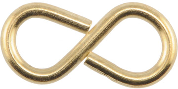 Hardware Essentials 852436 Brass 8-Hooks 0.106" x 1-1/8"