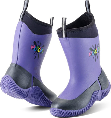 ICICLE Youth Boots - Muddies (Youth 1, Black/Violet)
