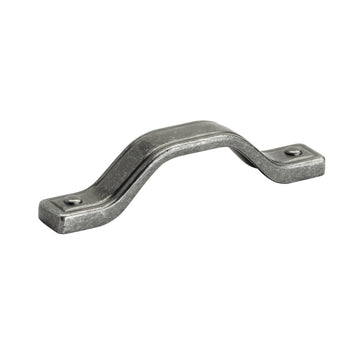 Amerock | Kitchen Cabinet Pull | Antique Iron | 3-3/4 in (96 mm) Center-to-Center | Jolene | 1 Pack | Furniture Hardware | Cabinet Handle | Bathroom Drawer Pull