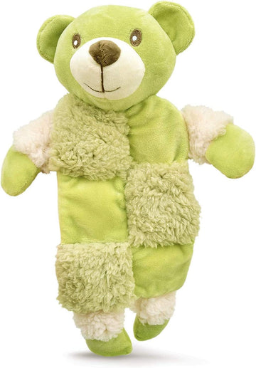 Multipet Pet Aroma Dog Fleece Squeaker Mat Assorted Colors and Styles Dog Toy - 9.5in (MP34603-KW)