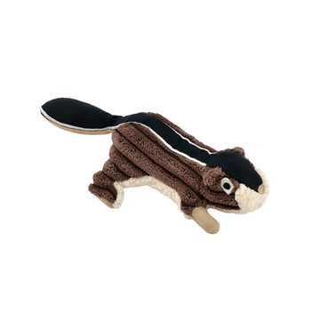 Tall Tails Small Classic Plush Squeaker Toy for Dogs, Chipmunk