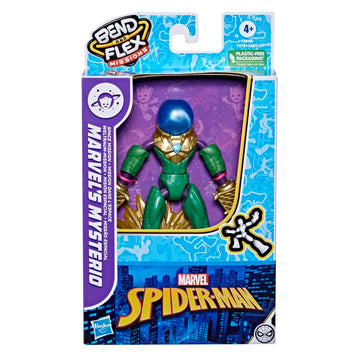 Marvel Spider-Man Bend and Flex Missions Marvel’s Mysterio Space Mission Action Figure, 6-Inch-Scale Bendable Toy for Kids Ages 4 and Up