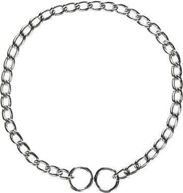 Hamilton Metal Slip Link Choke Chain Dog Collar, Extra Heavy 4.0mm x 28"