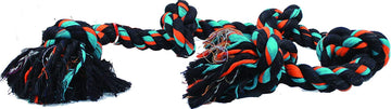 Mammoth Flossy Chews Cottonblend Color 5Knot Rope Tug 36 (XLarge)