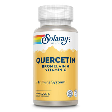 SOLARAY Quercetin, Bromelain & Vitamin C, 60 VegCaps