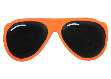 Multipet Latex Aviator Sunglasses Squeak Soft Dog Toy 6.5"