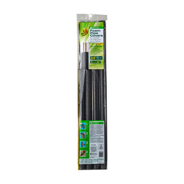 Duck Brand Insulating Foam Pipe Covers, 0.75-Inch by 3-Feet, Pack of 4 Sticks, 1285241