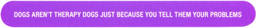 Just Because You Tell Them Your Problems On Purple 6.75 x .75 Sandpaper Nail File