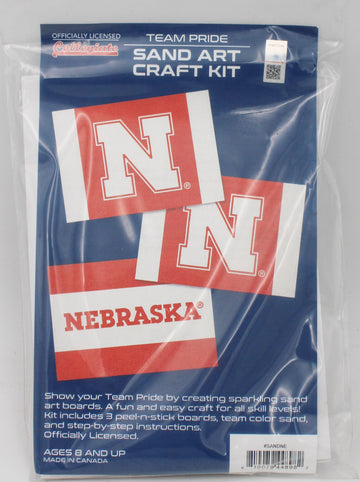 NCAA NEBRASKA CORNHUSKERS SAND ART CRAFT KIT