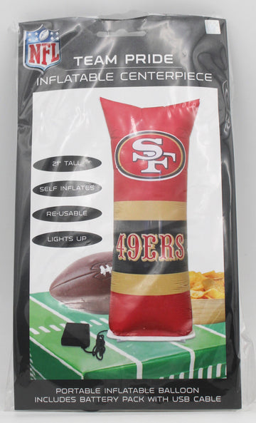 NFL SAN FRANCISCO 49ERS TABLETOP INFLATABLE CENTERPIECE