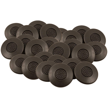 SoftTouch Non Slip Furniture Self Stick Gripper Pads for Hardwood or Hard Surface Flooring, 1-1/2" Round, 24 Pack