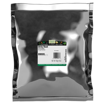 Frontier Co-op Orris Root, Cut and Sifted | 1 lb. Bulk Bag | Iris germanica L.
