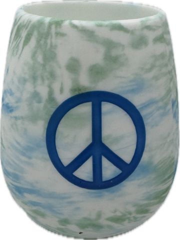 PEACE SILICONE WINE CUP 12.5oz