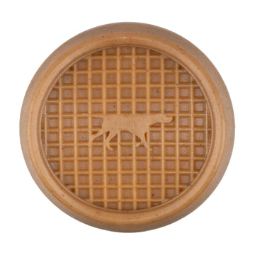 Tall Tails Wiggle Waffle Chew Toy for Dogs, Large - Wiggles and Wobbles for More Fun! Add Spreadable Treats for Yummy Interactive Play