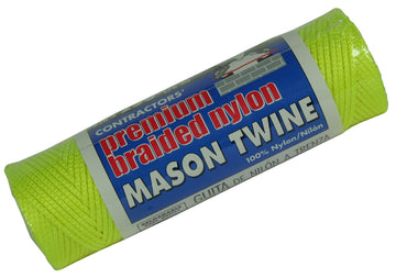 The Lehigh Group BNT14Y6#18 Nylon Mason Line Twine, 250', Yellow