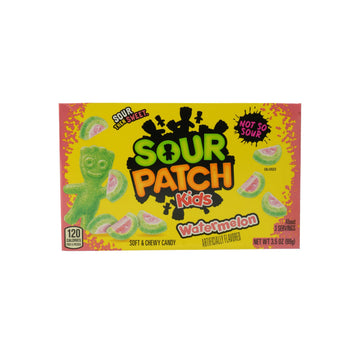 Sour Patch Kids Candy Watermelon, 3.5-Ounce Box(Pack of 12)(Packaging May Vary)