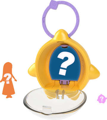 Mattel Disney Wish Star Reveals Mini Doll Surprise, Keychain Compact with Character Doll & Accessory (Styles May Vary)
