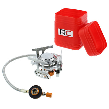 Redline Canyon Camping Stove, Small 1pk - Cooking Gas Stove for Campsite, Camping Stoves Portable Propane Cooker Burner for Camper