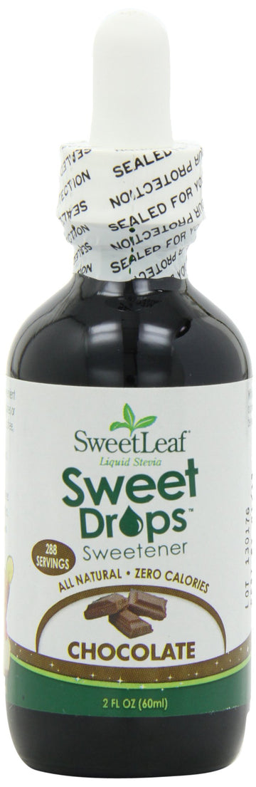 SweetLeaf Sweet Drops Liquid Stevia Sweetener, Chocolate, 2 Ounce (Pack of 2)