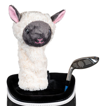 Daphne's Headcovers Lamb Hybrid Headcover | Premium Hybrid and Fairway Wood Headcovers | Funny Golf Club Covers | Stylish Protection for Clubs | Men's Golf Gear | Hybrid Headcover for Men and Women