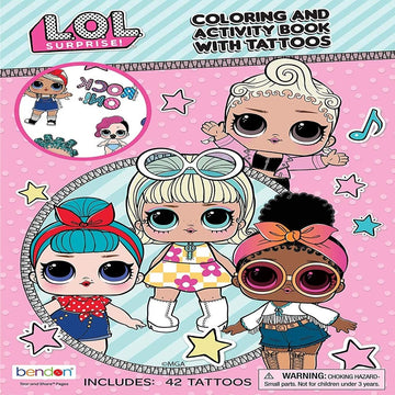 Bendon Publishing LOL Dolls Activity Book (Activity Book/Tattoos (1 Set))