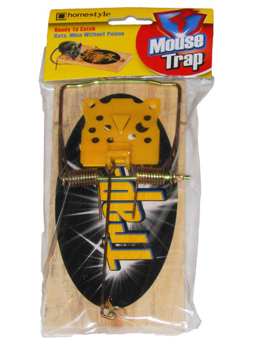 Large Wooden Rat Trap, Mouse Snap Trap CH81805