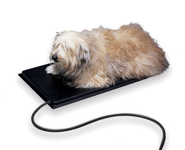 API® Heated Pet Mat | Plastic Mat with Removable Fleece Cover | Electric Heated Mat for Dogs, Cats, Rabbits | Machine Washable and Self-Heating | Made in USA (Large, 1, Count)