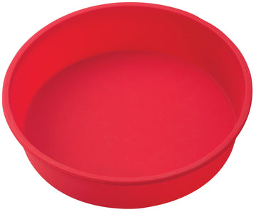 Mrs. Anderson's Baking Silicone 9-Inch Round Cake Pan, BPA Free, Non-Stick European-Grade Silicone, 9.5 x 2.25-Inches