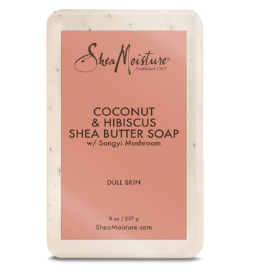 SHEA MOISTURE Coconut Hibiscus Bar Soap, 8 Ounce (U-BB-2884)