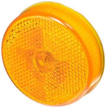 RoadPro RP-1288A Amber 2.5" Round Light with Reflective Lens