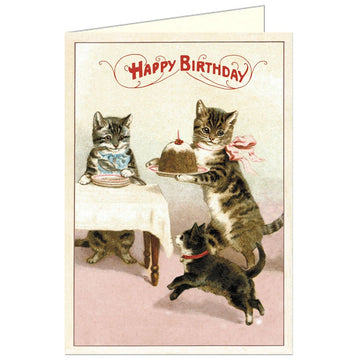 Cats Birthday Greetings - Card by Cavallini