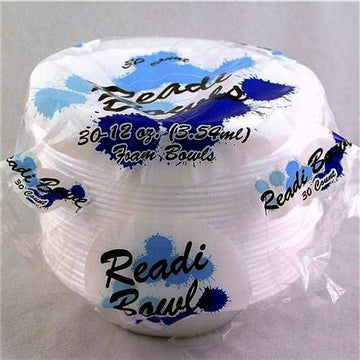 Readi Foam Bowls, white