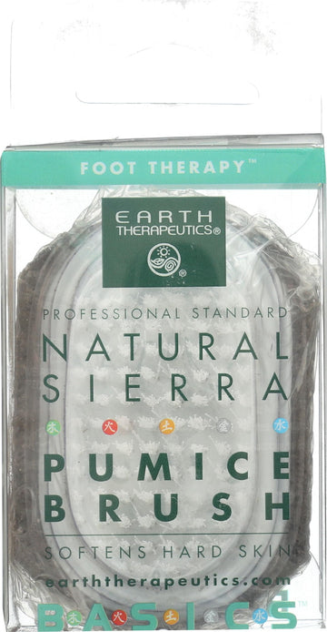 Earth Therapeutics Pumice Stone with Brush, 1 EA