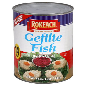 ROKEACH #10 cans Gefilte Fish 14 Pc., 6 lbs. 4-Ounce. Tins