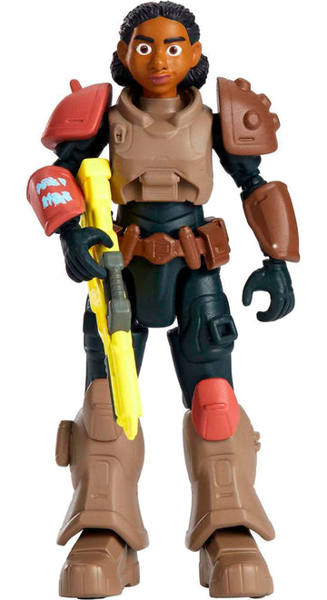 Mattel Disney Pixar Lightyear Action Figure & Accessories Set, Jr. Zap Patrol Izzy Hawthorne with Laser Shooter & Helmet, 5-inch Scale & 12 Posable Joints