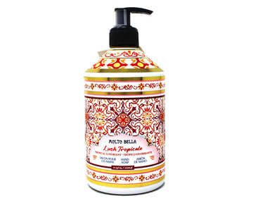 Molto Bella Liquid Hand Soap, Lush Tropicale Scent, 21.3 fl oz