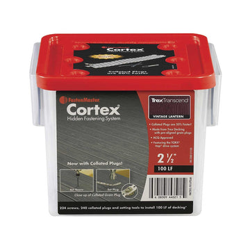 FASTENMASTER Collated Cortex for Trex Decking - 100 LF - 2-1/2inch - Vintage Lantern