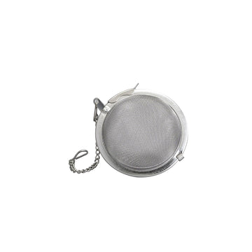 HIC Kitchen Mesh Ball Tea Infuser, 18/8 Stainless Steel Mesh, For Loose Leaf Tea and Mulling Spices, 2.5-Inch