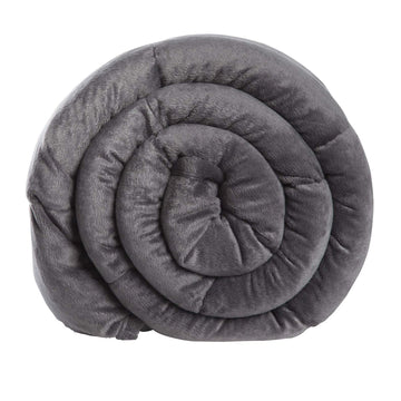 Calming Comfort Weighted Blanket by Sharper Image- A Heavy Blanket| 15 lb. 50" x 75", Grey