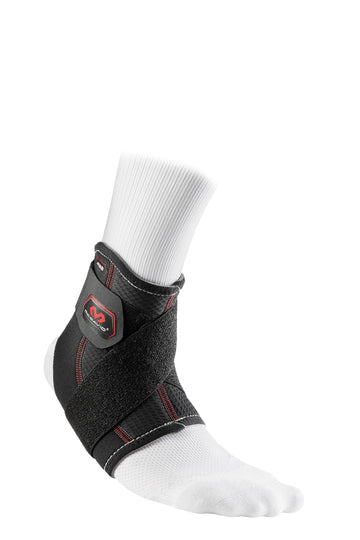 McDavid Ankle Support With Strap (Black, Medium)