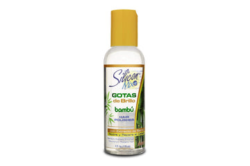 Silicon Mix Bambu Hair Polisher Shine Drops with Bamboo Extract – Frizz Control & Instant Shine Hair Serum for Dry or Dull Hair – Lightweight Hair Finishing Treatment – 4 oz