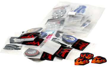 Viper by GLD Products Assorted 2D Glitter Dart Flights: 50 Sets of Standard Flights, 150 Pieces,One Size,30-5300-99