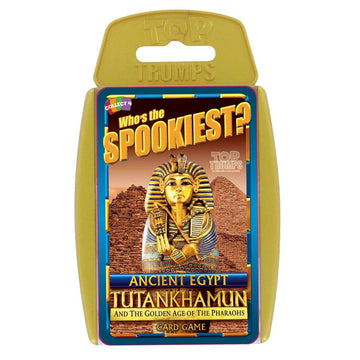 Top Trumps Ancient Egypt Classic Card Game, learn about The Pharaoh of Egypt King Tutankhamun, Cleopatra, Nefertiti and The Mummy, educational gift and toy for boys and girls aged 6 plus